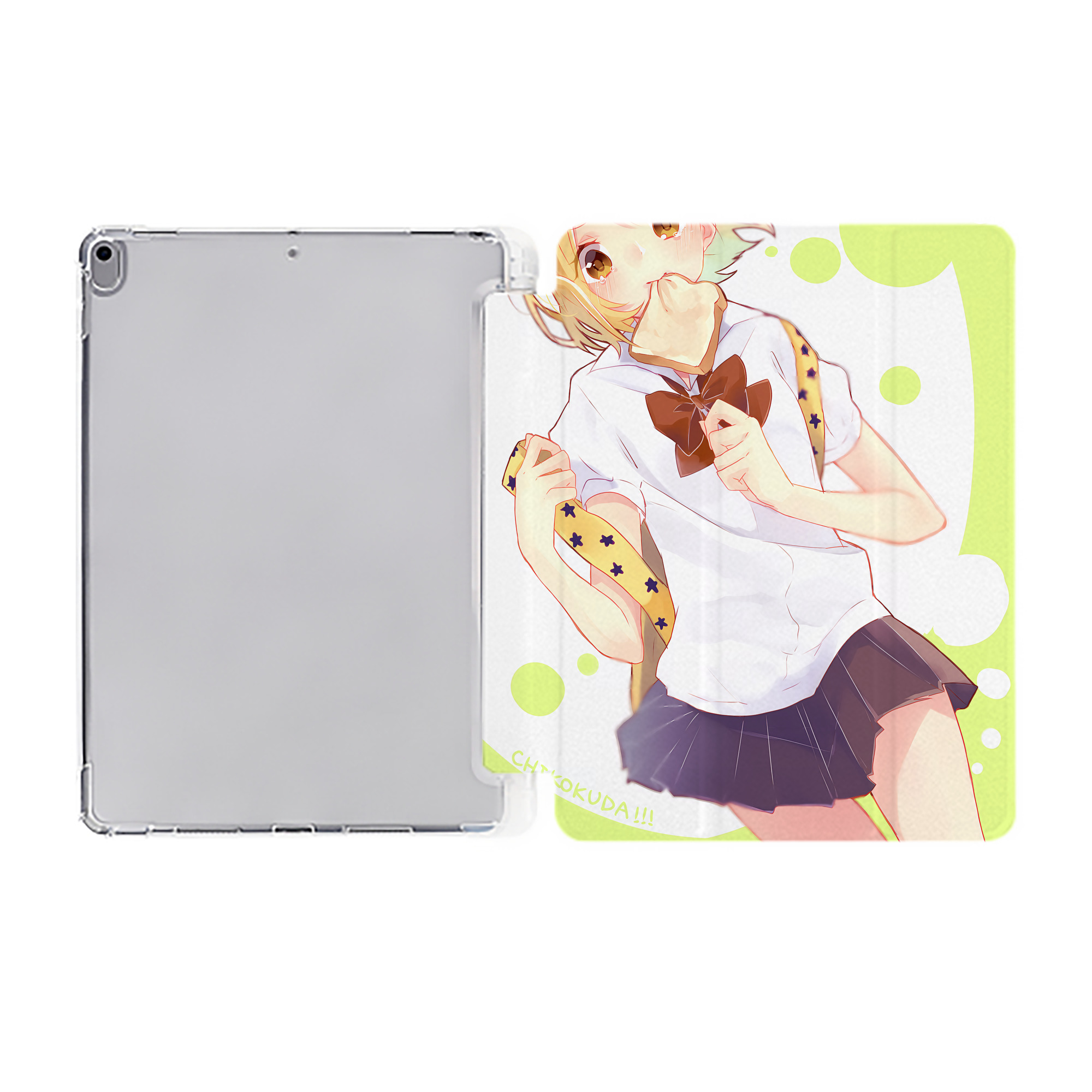 （画像用） ハイキュー!! Haikyu!! IPad ケース ペン収納付き 三つ折りスタンド PUレザー×シリコン 対応機種9.5/10.5/10.9インチ
